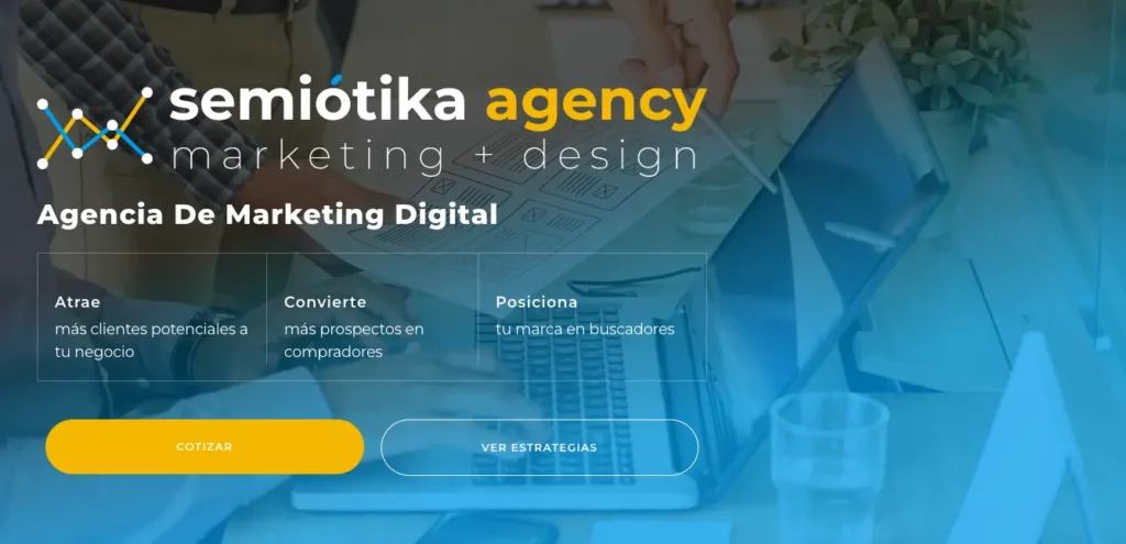 sitio web de semiótika agency